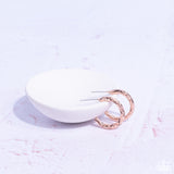 Triumphantly Textured - Rose Gold Earring