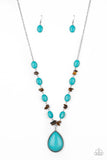 Desert Diva- Blue Necklace