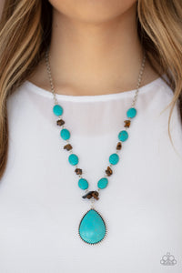 Desert Diva- Blue Necklace