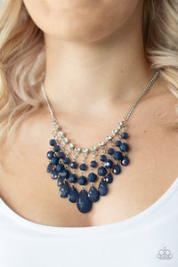 Social Network-Blue Necklace