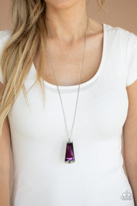 Empire State Elegance- Purple Necklace