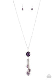 Fringe Flavor- Purple Necklace