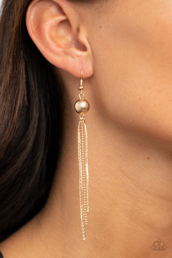 SLEEK-ing Revenge - Gold Earring