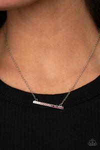 Sparkly Spectrum - Purple Necklace