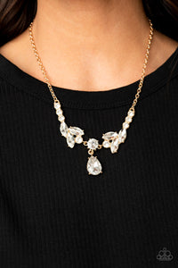 Unrivaled Sparkle - Gold Necklace