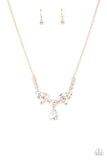 Unrivaled Sparkle - Gold Necklace