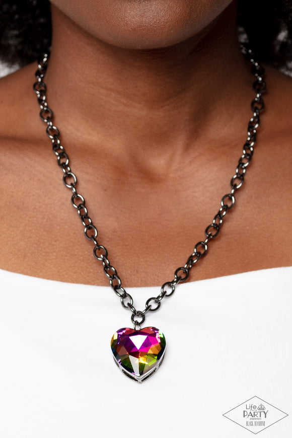 Flirtatiously Flashy - Multi Necklace