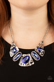 Futuristic Fashionista - Blue Necklace