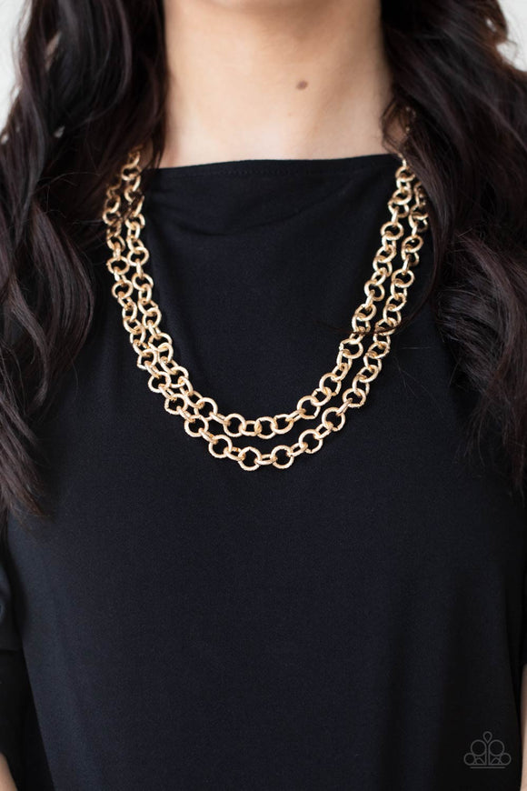 Grunge Goals - Gold Necklace