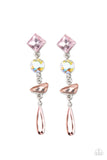 Rock Candy Elegance - Pink Earring