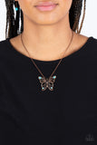 Badlands Butterfly - Copper Necklace