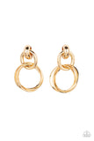 Dynamically Linked - Gold Earring