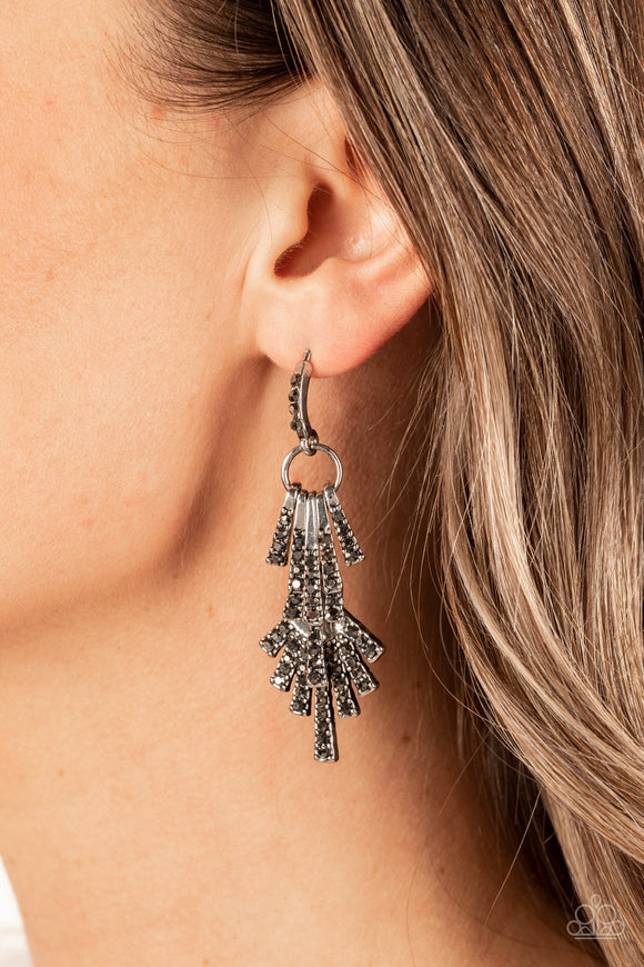 Fan of Glam - Silver Earring