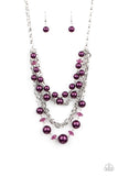 Rockin' Rockette-Purple Necklace