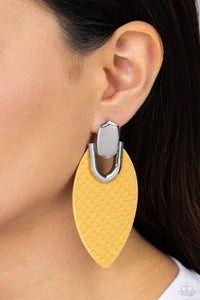 Wildly Workable - Yellow Earring