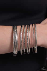 Stackable Stunner - Silver Bracelet