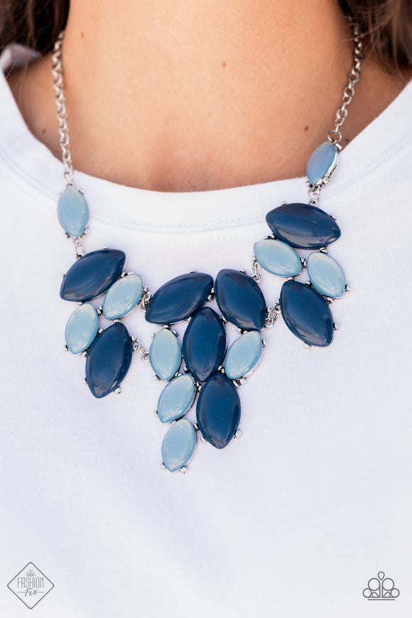 Date Night Nouveau - Blue Necklace