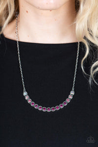 Throwing SHADES - Pink Necklace