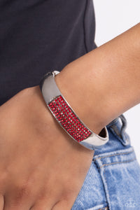 Record-Breaking Bling - Red Bracelet