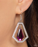 Poshly Photogenic - Purple Earring