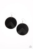 On the Edge of Edgy - Black Eearring