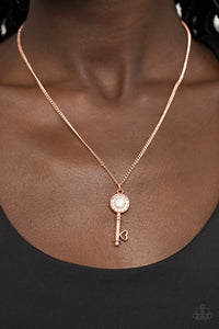 Prized Key Player - Copper Necklace