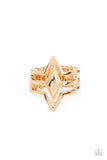 Deceivingly Diamond - Gold Ring