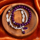 Redefined Romance - Purple Bracelet