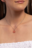 Cottage Retreat - Orange Necklace