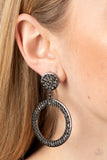 GLOW You Away - Black Earring