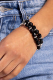 Two by Two Twinkle - Black Bracelet