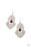 Sociable Sparkle - Red Earring