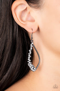 Sparkly Side Effects - Black Earring