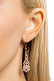 GLITZY on All Counts - Copper Earring