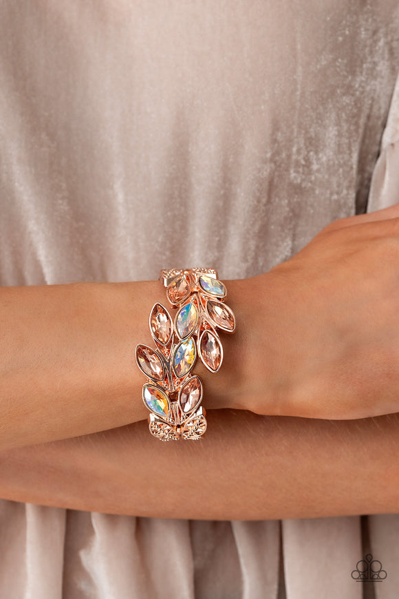 Luminous Laurels - Rose Gold Bracelet