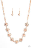 Blooming Brilliance - Rose Gold Necklace