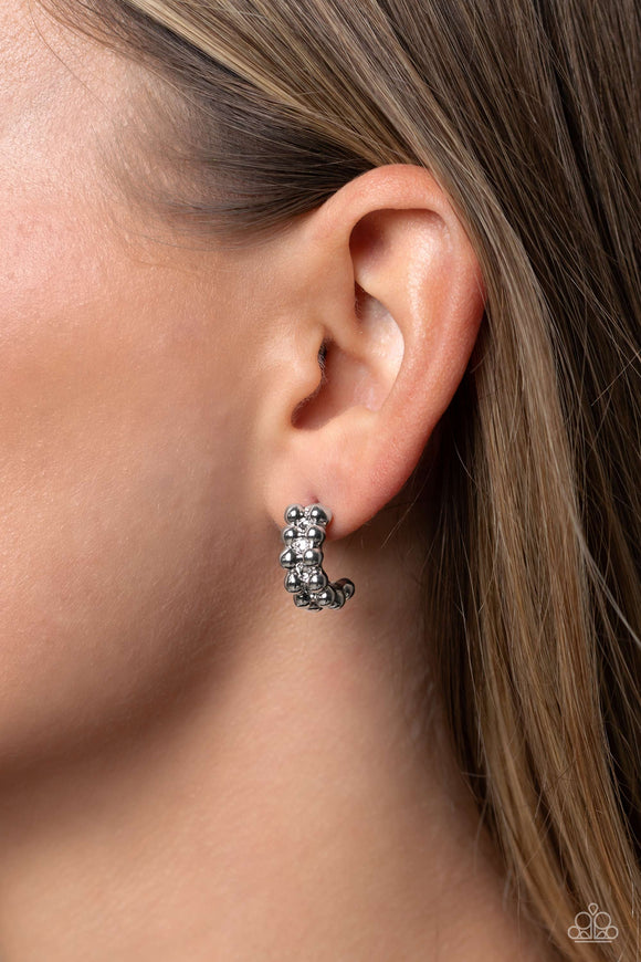 Bubbling Beauty - Silver Earring