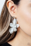 Glimmering Gardens - White Earring