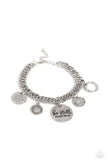 GLITTER and Grace - White Bracelet