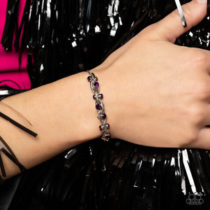 Intertwined Illusion - Purple Bracelet