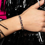 Intertwined Illusion - Purple Bracelet