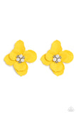 Jovial Jasmine - Yellow Earring