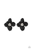 Jovial Jasmine - Black Earring