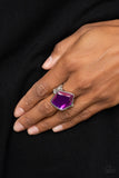 Abstract Escapade - Purple Ring