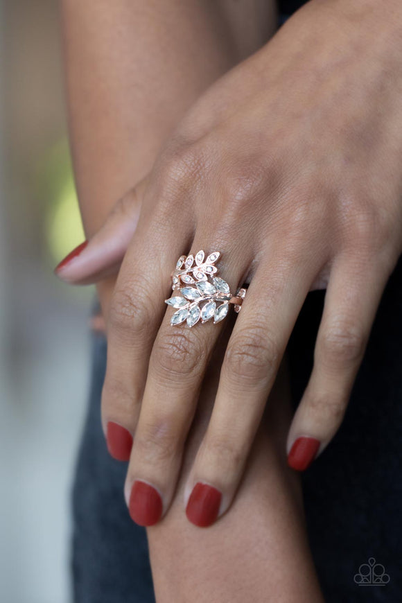 Glowing Gardenista - Rose Gold Ring