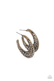 Wanderlust Wilderness - Brass Earring