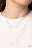 Devoted Darling - Copper Necklace