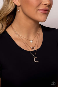 Lunar Lineup - Rose Gold Necklace