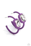 Call Me TRENDY - Purple Earring