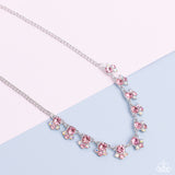 Tabloid Treasure - Pink Necklace